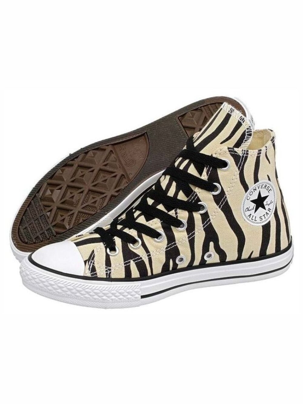 Converse Chuck Taylor All Star Zebra Big Kids High Top Sneakers 642875F